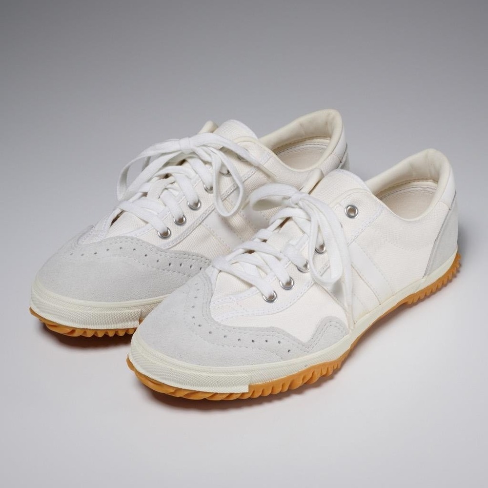 Comme des Garçons White Gray Suede Vtg Style Suede Trainers Sneakers Shoes Sz 11